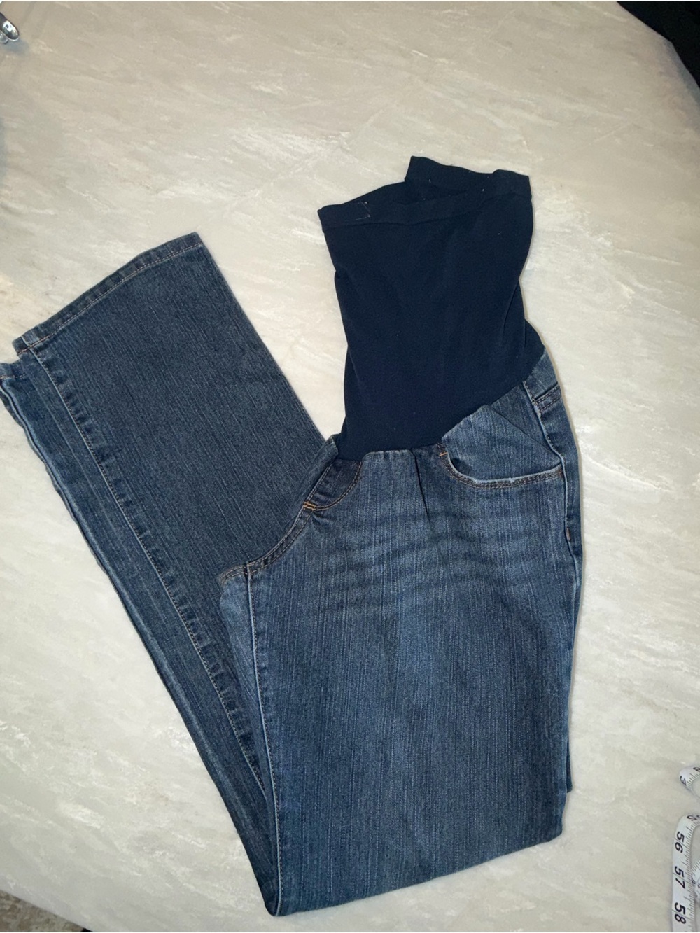 Indigo Blue Medium Maternity Jeans